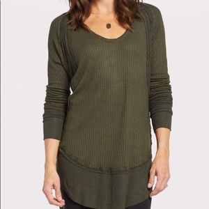 Free People Green Long Sleeve